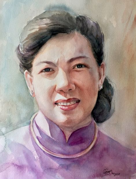Chân dung má tôi